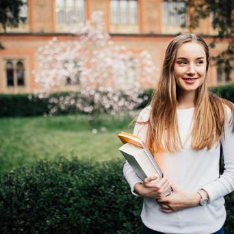 divka, studium, skola, zena