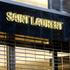 Closed store of French fashion house Saint Laurent during a partial lockdown in Zurich