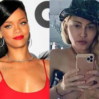 rihanna a madonna, zena