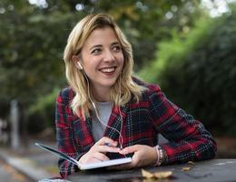 Zpěvačka Anna Slováčková, portrét