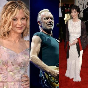 meg ryan, enya sting,