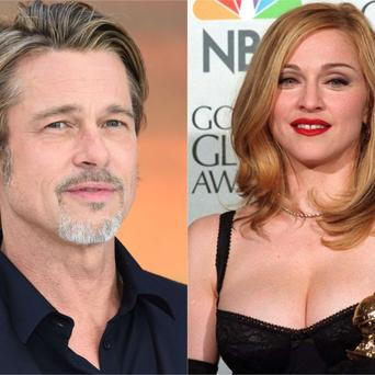 Brad Pitt a Madonna