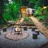 yurt in the wood