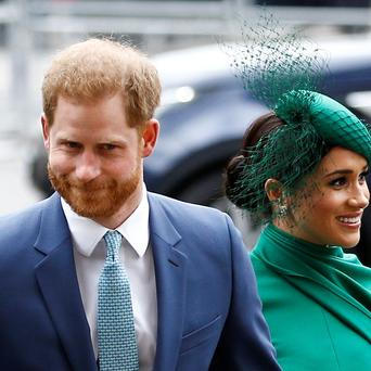 Britský princ Harry a jeho manželka Meghan Markleová