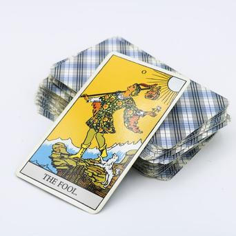 Tarot, blázen, žena