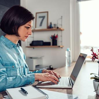 homeoffice, žena