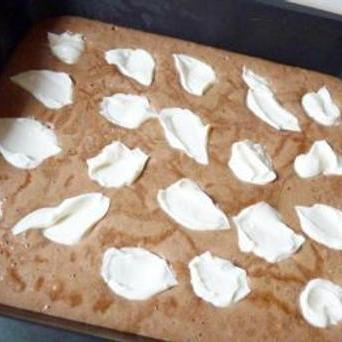 Kakaová buchta s tvarohem