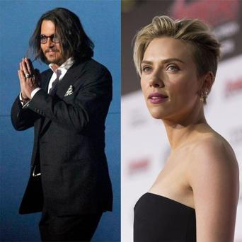 johansson, depp, žena