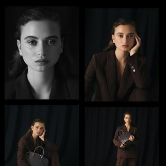 veganská kůže, žena