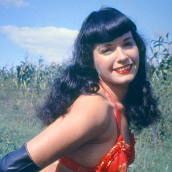 bettie page, zena