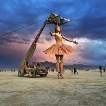 Burning man