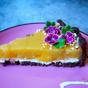 Jablečný zákusek v lískooříškové krustě