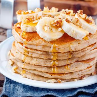 banan, palačinky