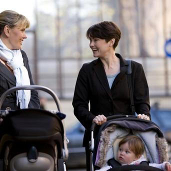 Maminky s kočárkem