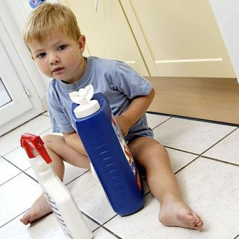 Otrava čisticími prostředky