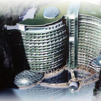 Hotel v lomu