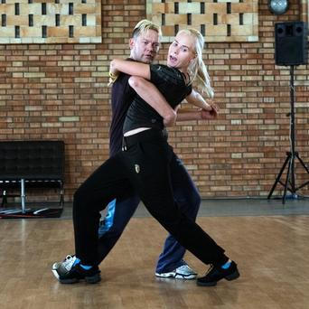 Hvězdy StarDance na tréninku - Alice Stodůlková a Matěj Ruppert