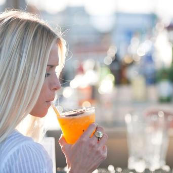 woman drink, žena