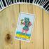 Páže pohárů, tarot, žena
