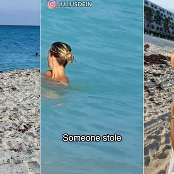 Dívce se v moři rozpustil vršek od plavek. Šlo o vtípek jejího přítele