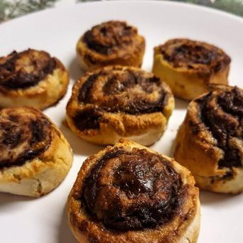 BLOG Rychlé Fit Recepty: Čokoládovobanánoví šneci