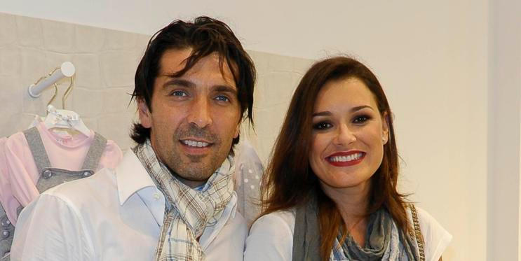 Alena Šeredová a Gigi Buffon