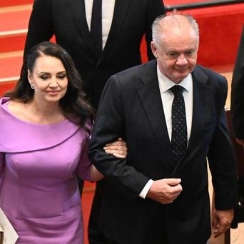 Andrej Kiska s manželkou Martinou