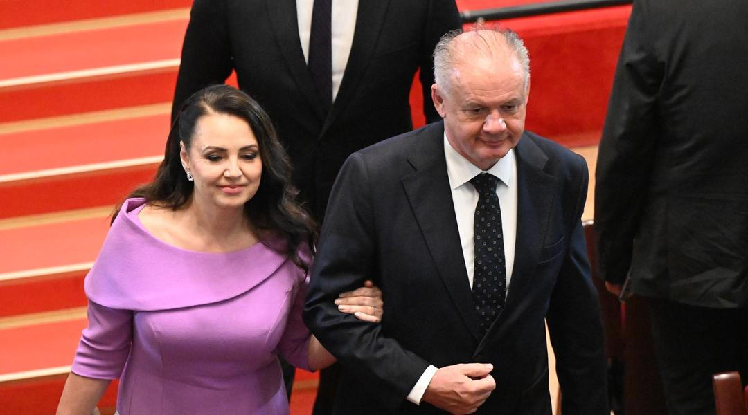 Andrej Kiska s manželkou Martinou