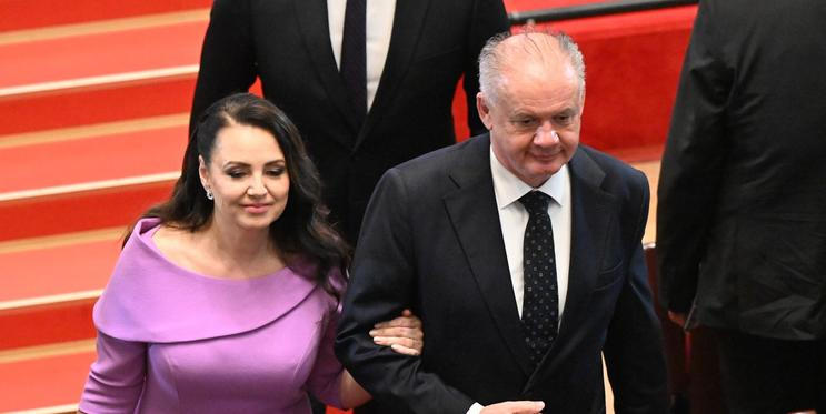 Andrej Kiska s manželkou Martinou