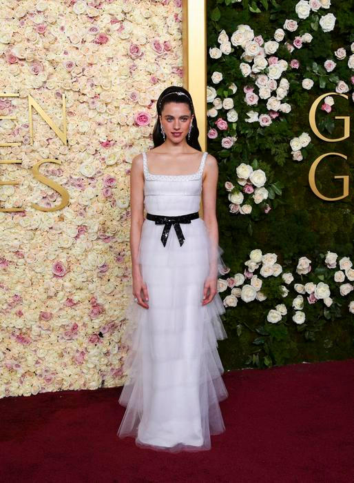 Margaret Qualley na Zlatých globech 2025