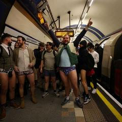 No Trousers Tube Ride