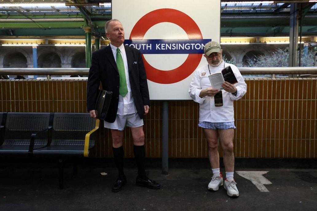 No Trousers Tube Ride