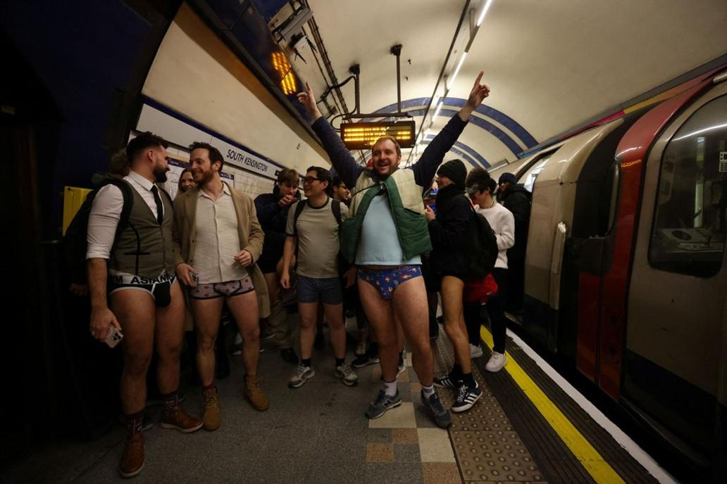 No Trousers Tube Ride