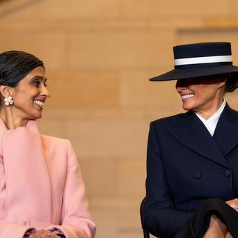 Trumpova inaugurace: Usha Vance a Melania Trump