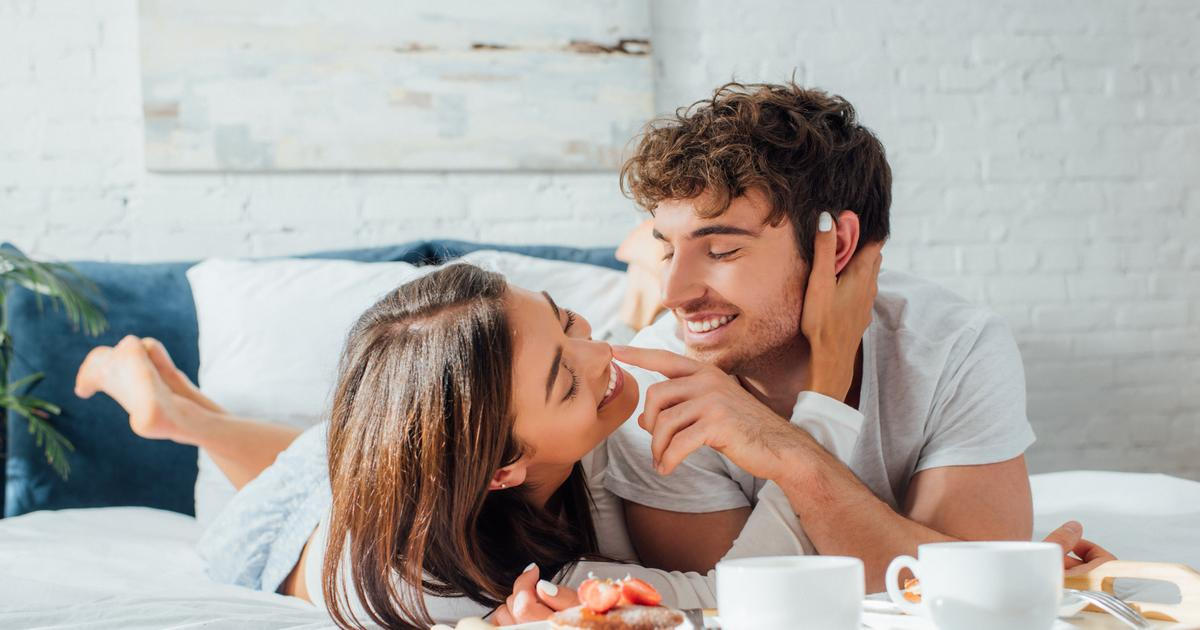 Romantická snídaně ve dvou