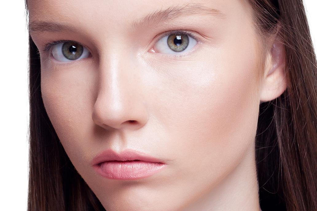 Tvář ženy zblízka
