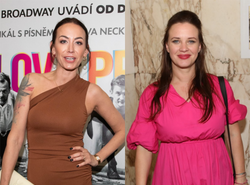 Agáta Hanychová a Kristýna Leichtová