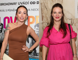 Agáta Hanychová a Kristýna Leichtová