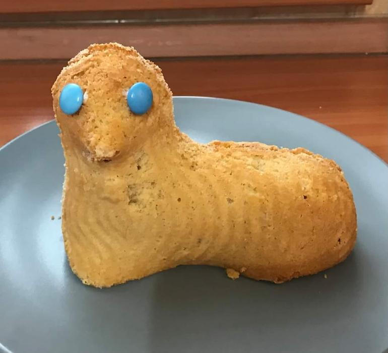 Nepovedený velikonoční beránek