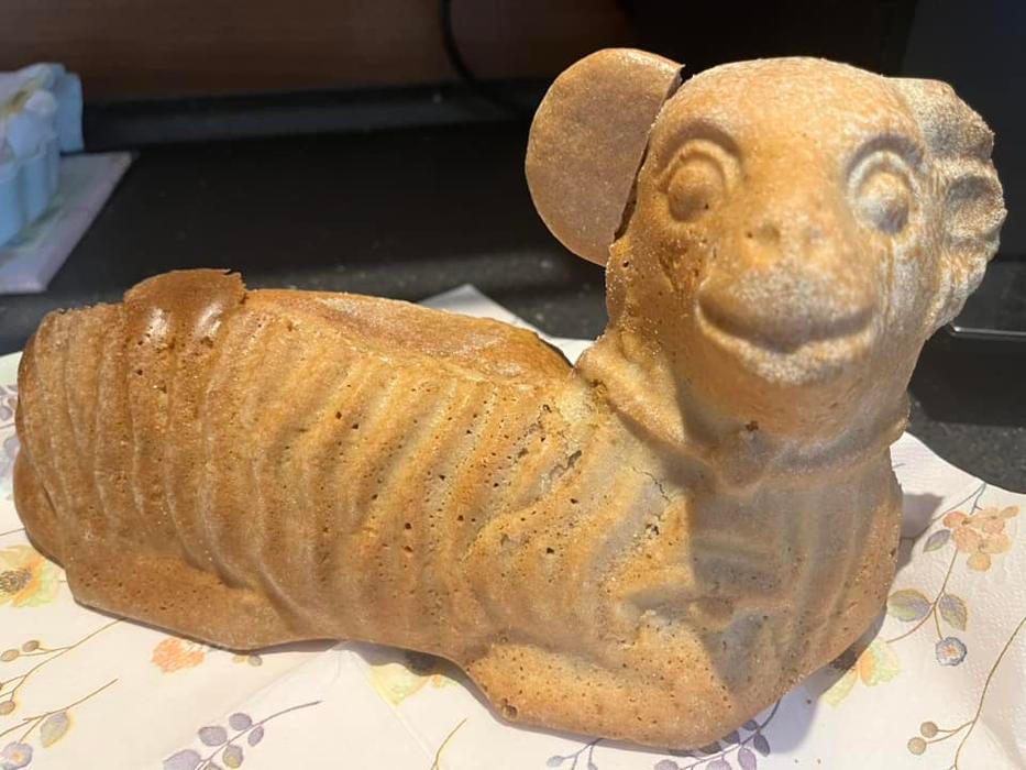 Nepovedený velikonoční beránek