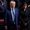 Pohřeb papeže Františka: Donald Trump a Melania Trump