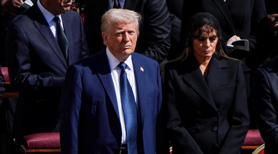 Pohřeb papeže Františka: Donald Trump a Melania Trump