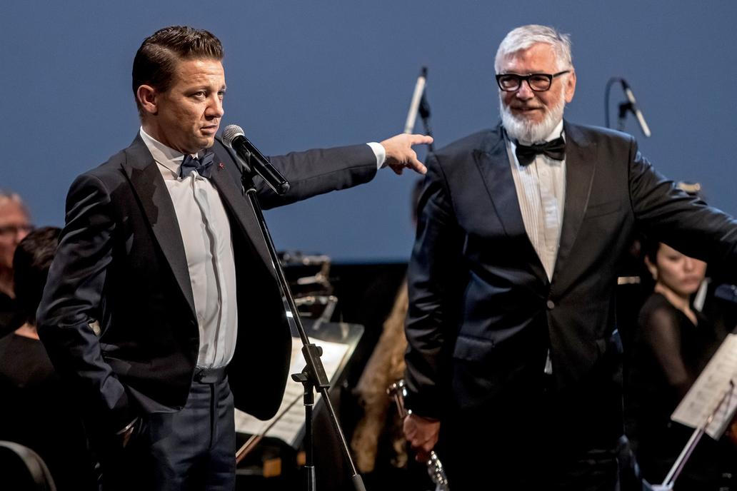 Jeremy Renner a Jiří Bartoška