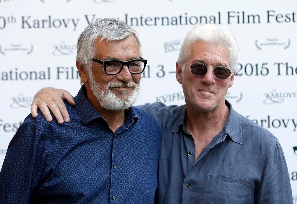 Richard Gere a Jiří Bartoška