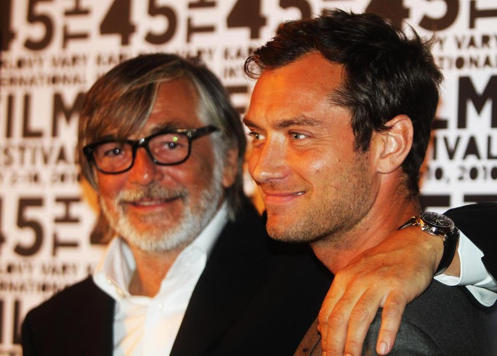 Jude Law a Jiří Bartoška