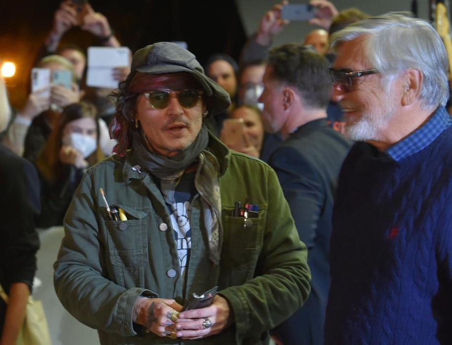 Johny Depp a Jiří Bartoška