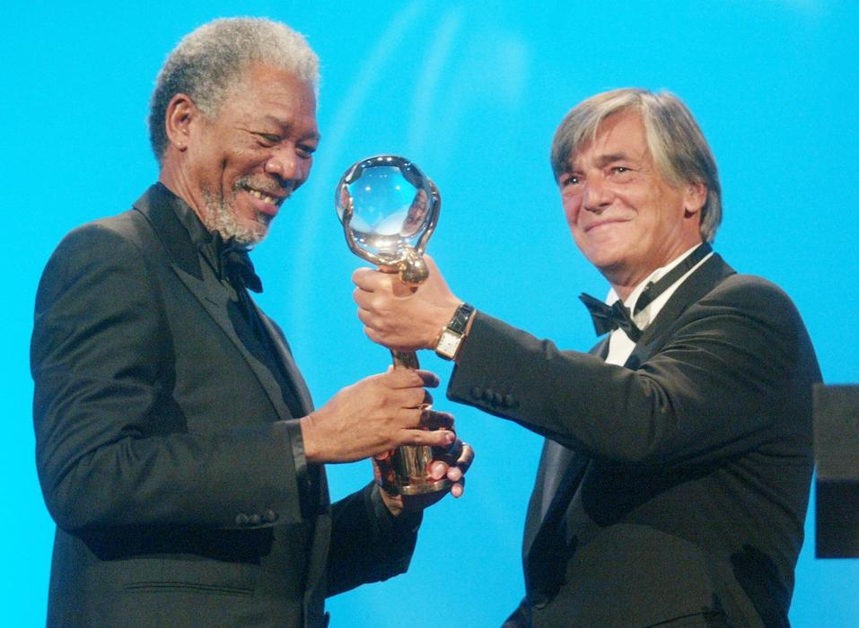 Morgan Freeman a Jiří Bartoška