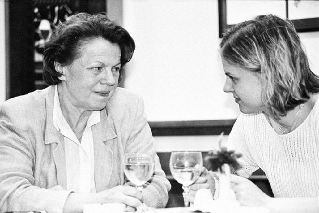 S dcerou Theodorou Remundovou v roce 2000