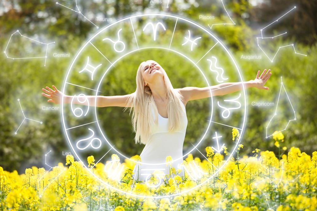 Astrologie a žena v přírodě