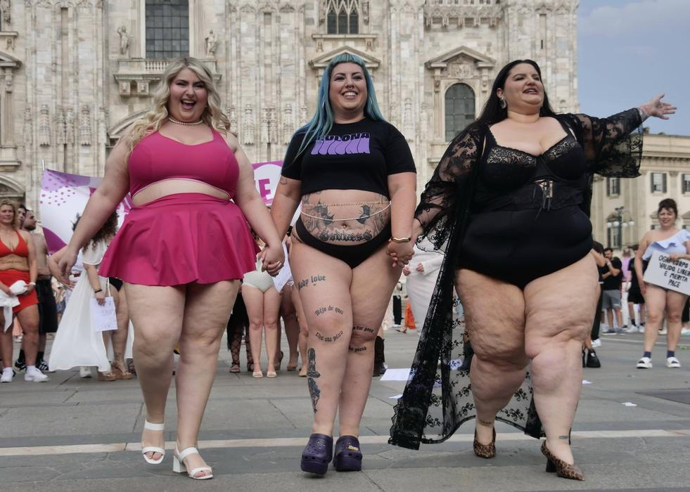 Bodypositive Catwalk v Miláně